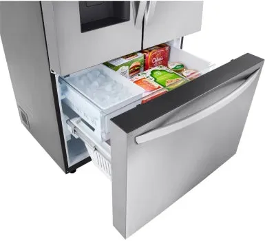 LG LRFXC2606S 26 cu. ft. Smart Counter-Depth MAX™ Refrigerator with Dual Ice Makers