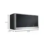 LG MVEL2033F 2.0 cu. ft. Smart Over-the-Range Microwave in Stainless Steel