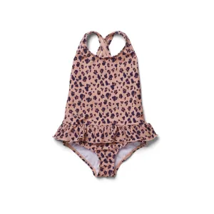 Liewood Amara swimsuit in Mini leo/coral blush