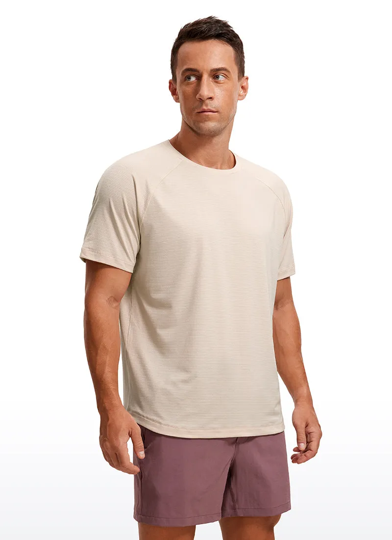 Lightweight Quick Dry Short Sleeves Crew Neck