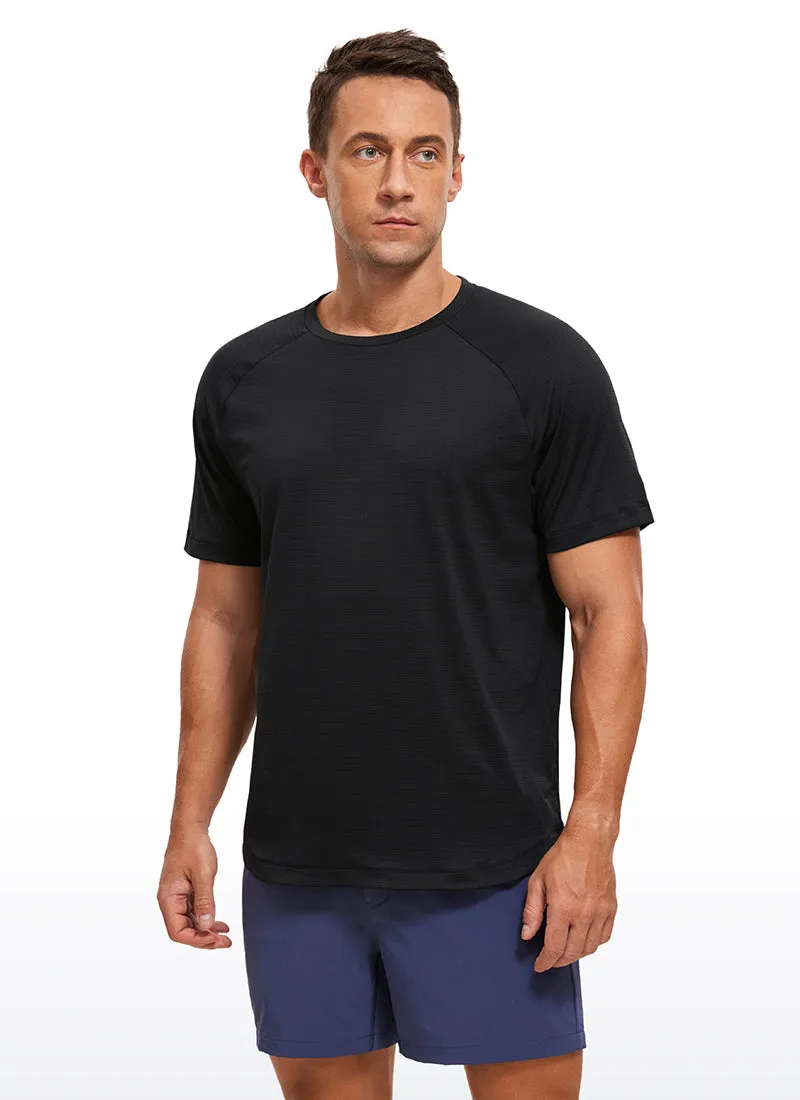 Lightweight Quick Dry Short Sleeves Crew Neck