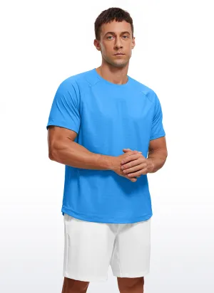 Lightweight Quick Dry Short Sleeves Crew Neck