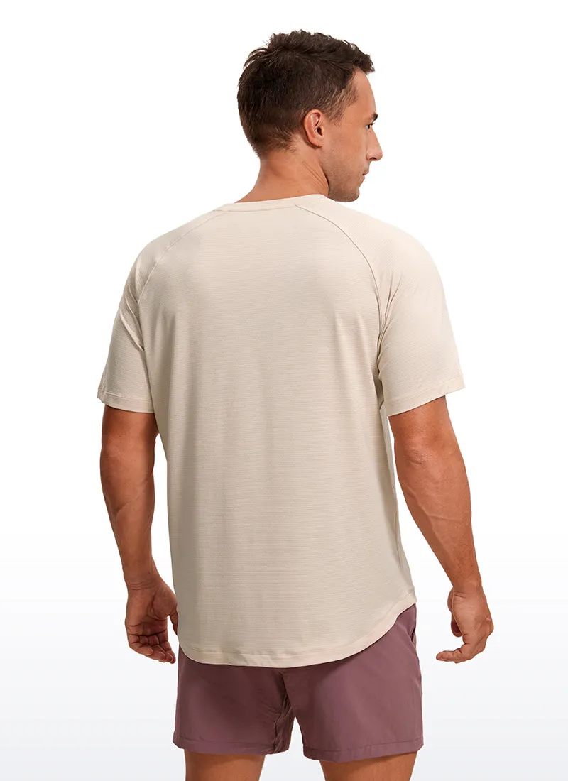 Lightweight Quick Dry Short Sleeves Crew Neck