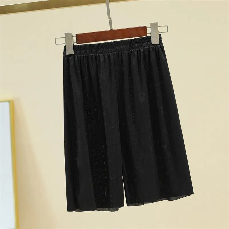 Loose-Fit Thin Casual Wide-Leg Versatile Sports Chic Shorts