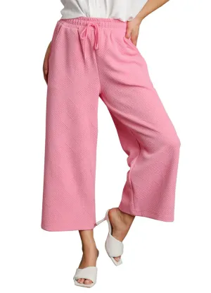 Lounge Pant in Bubble Pink by Umgee