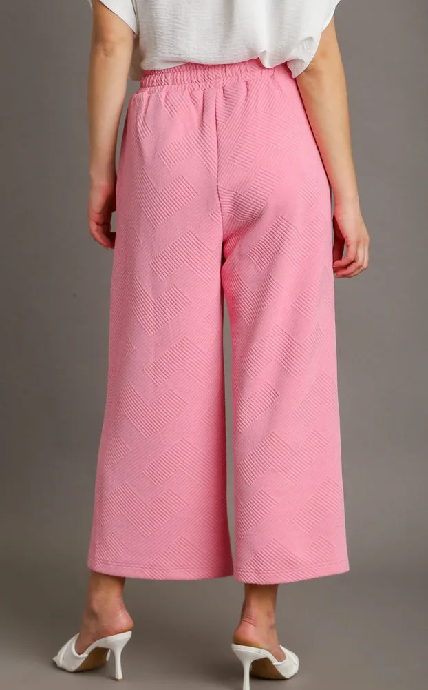 Lounge Pant in Bubble Pink by Umgee