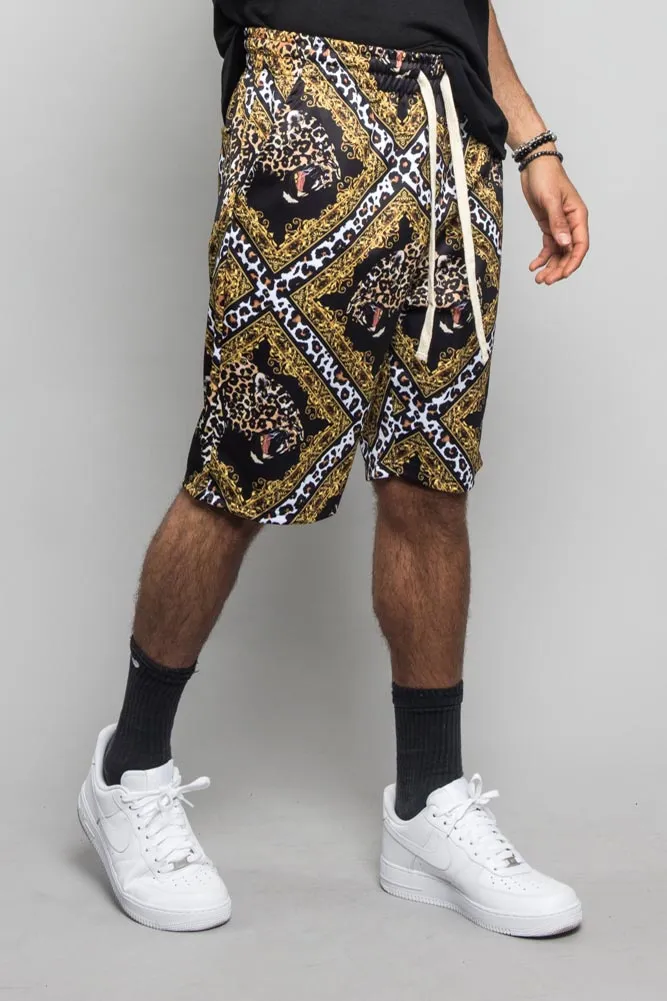 Lux Leopard Basketball Shorts