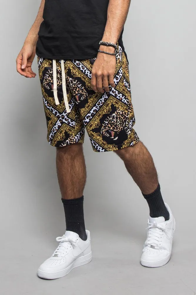 Lux Leopard Basketball Shorts