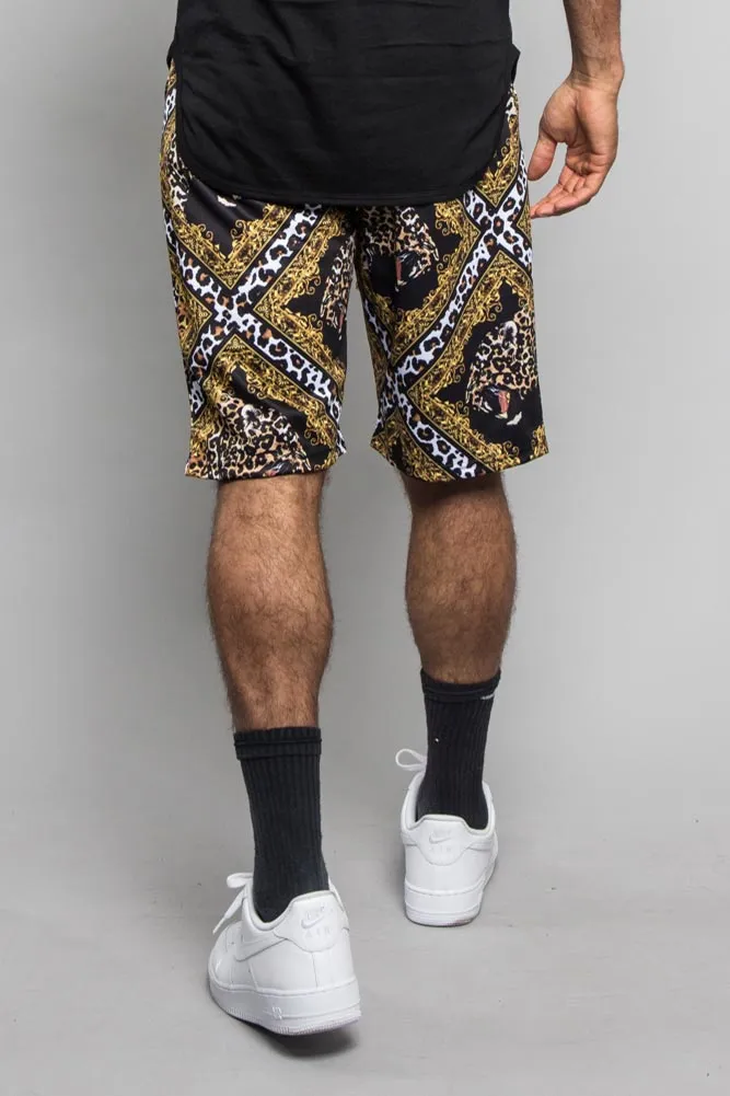 Lux Leopard Basketball Shorts