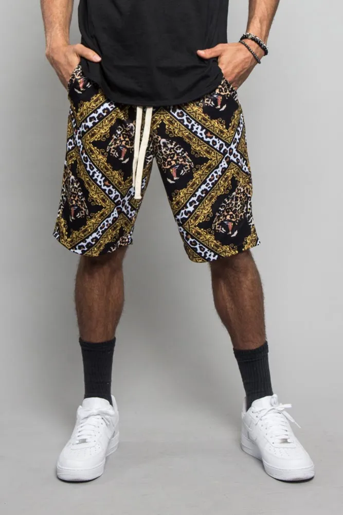 Lux Leopard Basketball Shorts