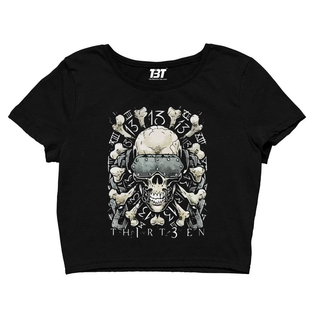 Megadeth Crop Top - Th1rt3en