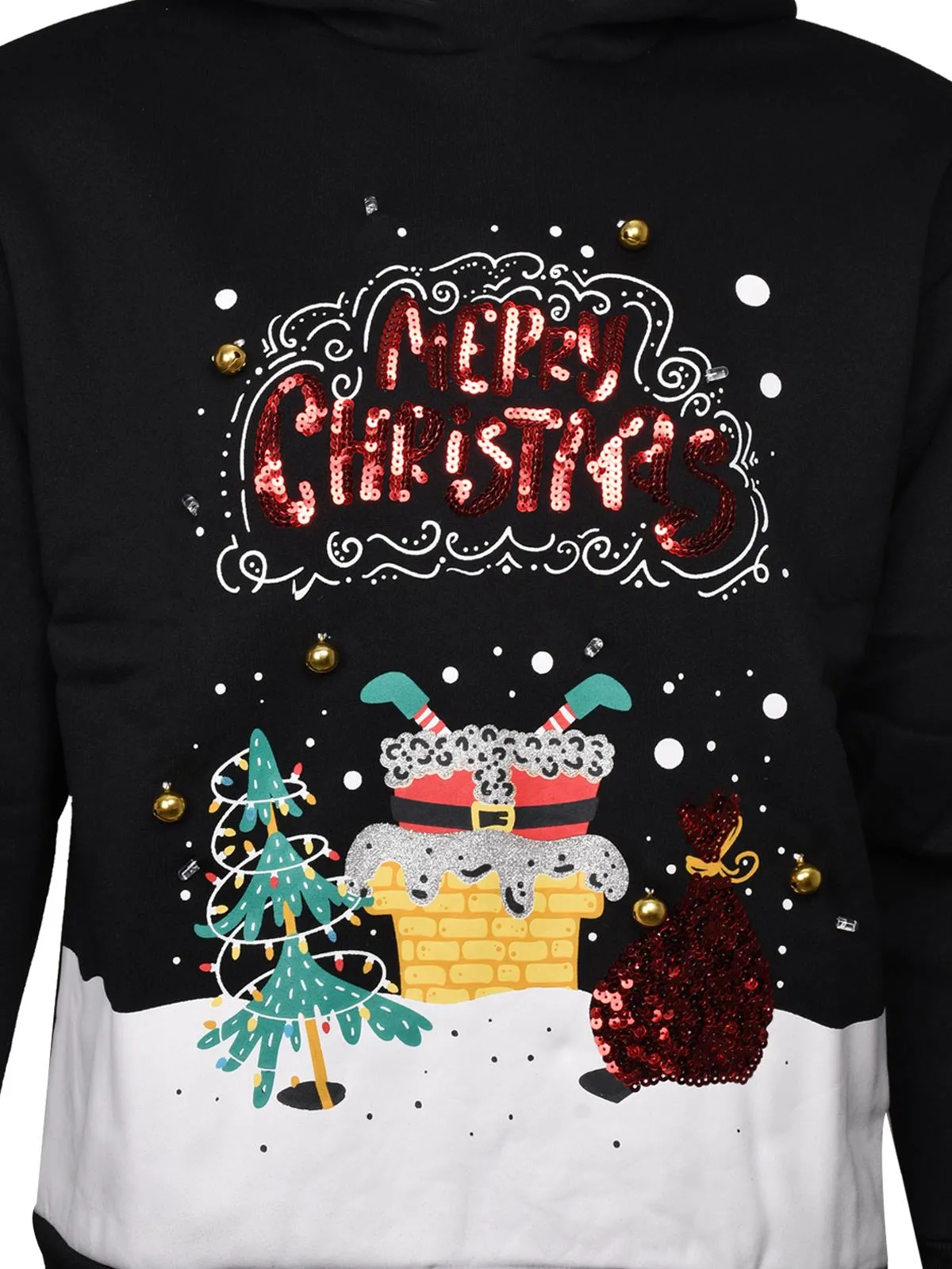 Mens 3D Christmas Pullover Hoodie