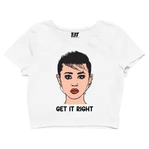 Miley Cyrus Crop Top - Get It Right