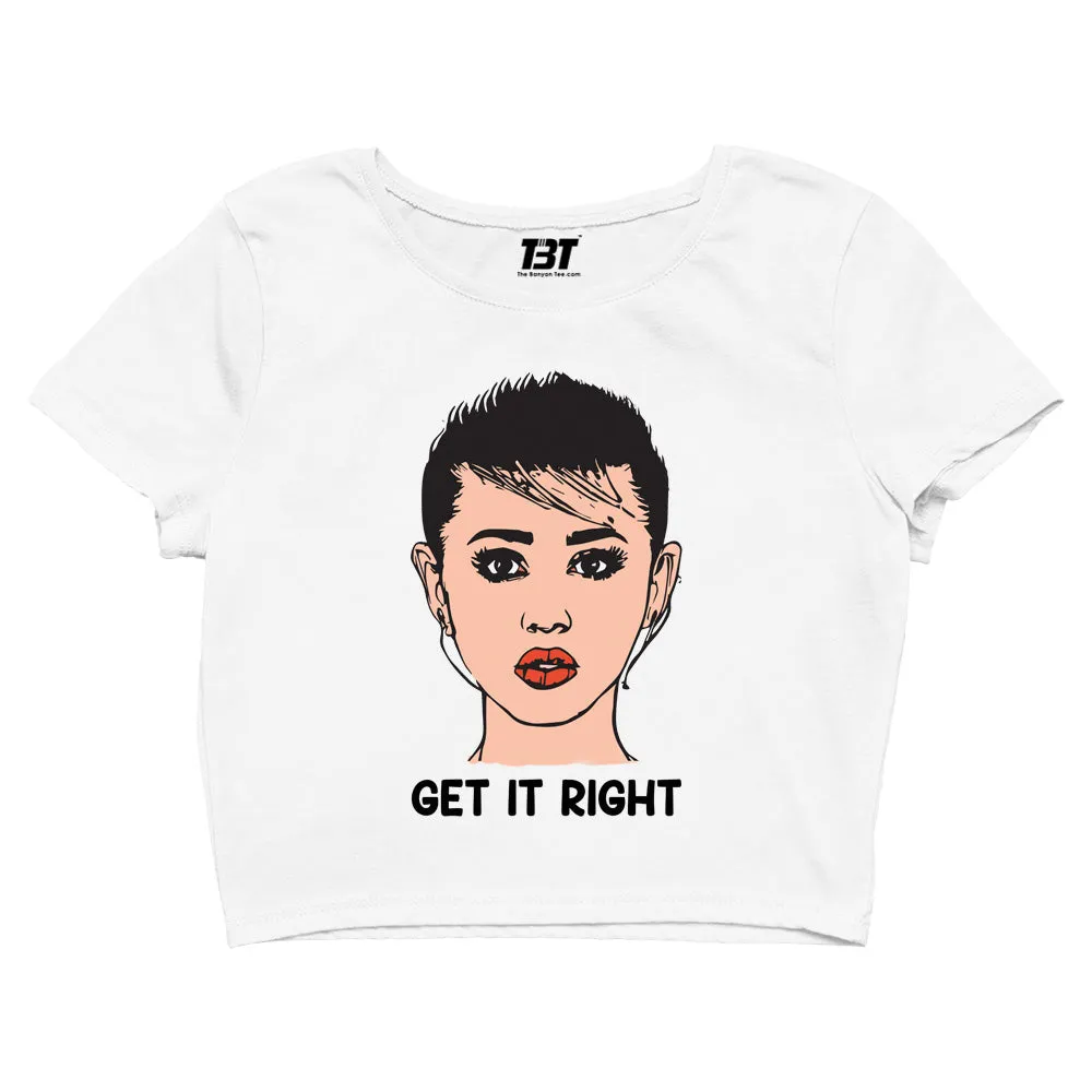 Miley Cyrus Crop Top - Get It Right