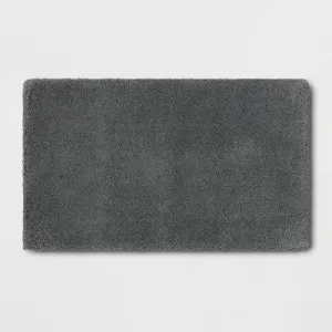 New - 24"x40" Bath Rug Dark Gray- Threshold Signature