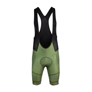 Olive Green Mens Cycling Bib Shorts