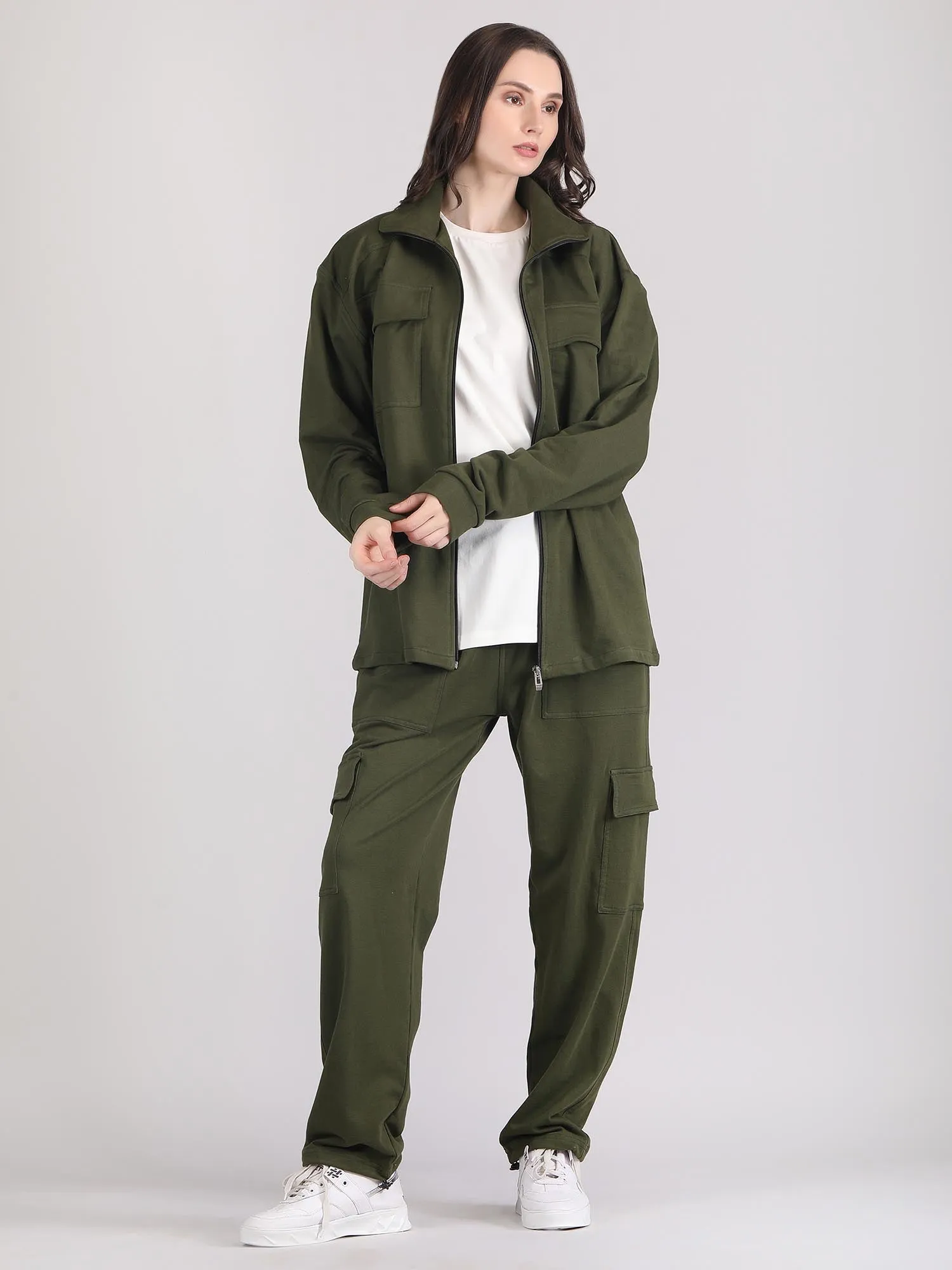 Oversized co ord shacket sets - Shacket and Parachute Pants