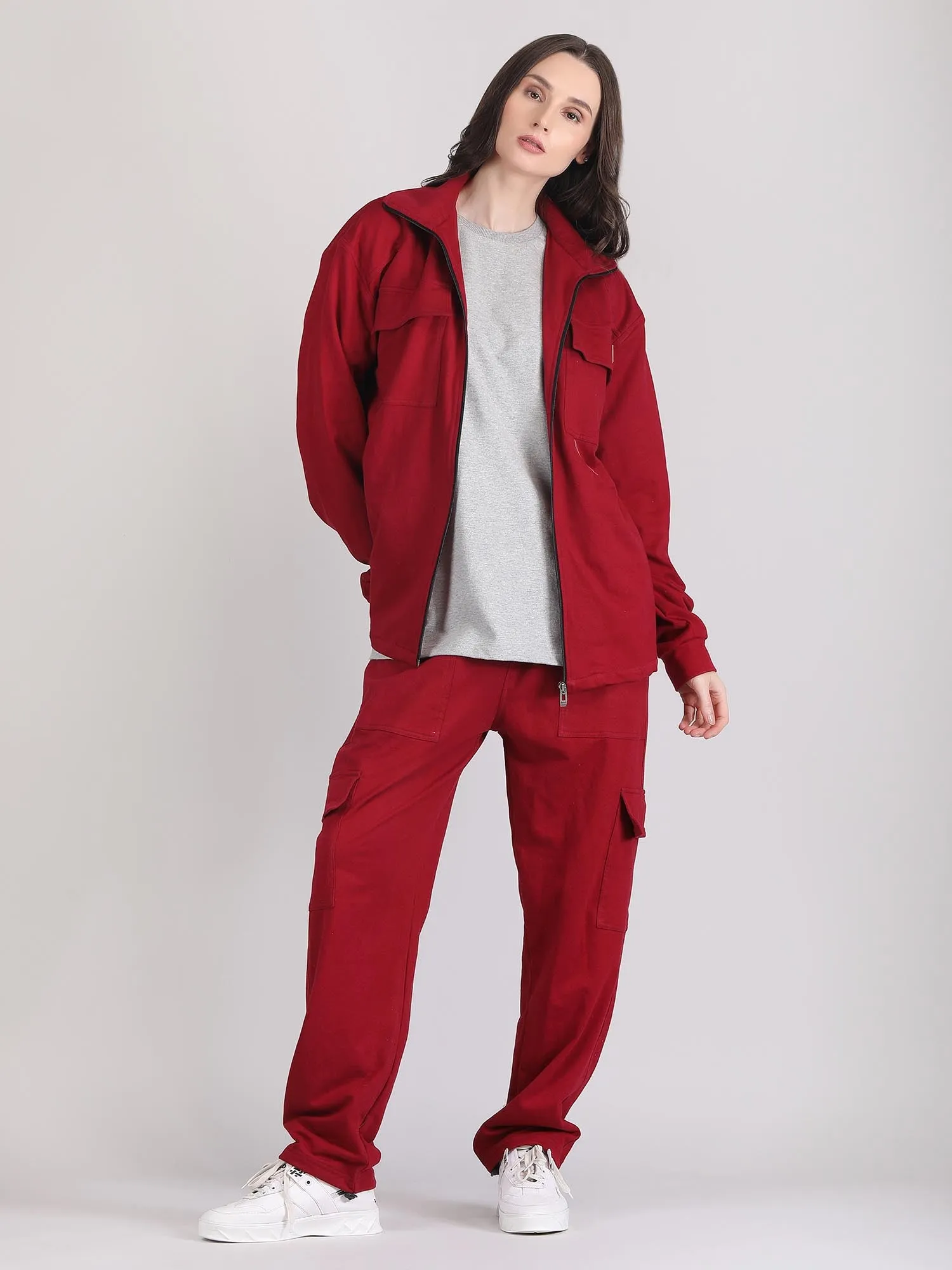 Oversized co ord shacket sets - Shacket and Parachute Pants