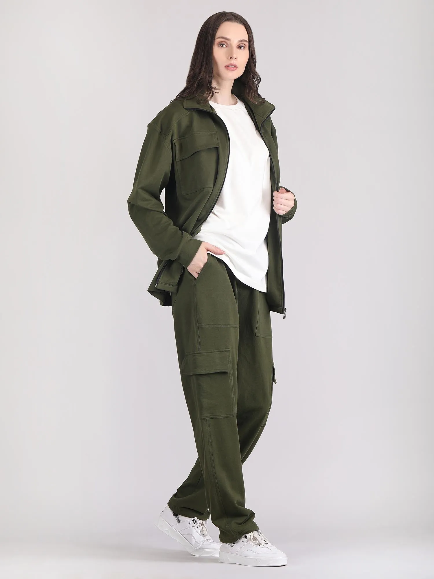 Oversized co ord shacket sets - Shacket and Parachute Pants