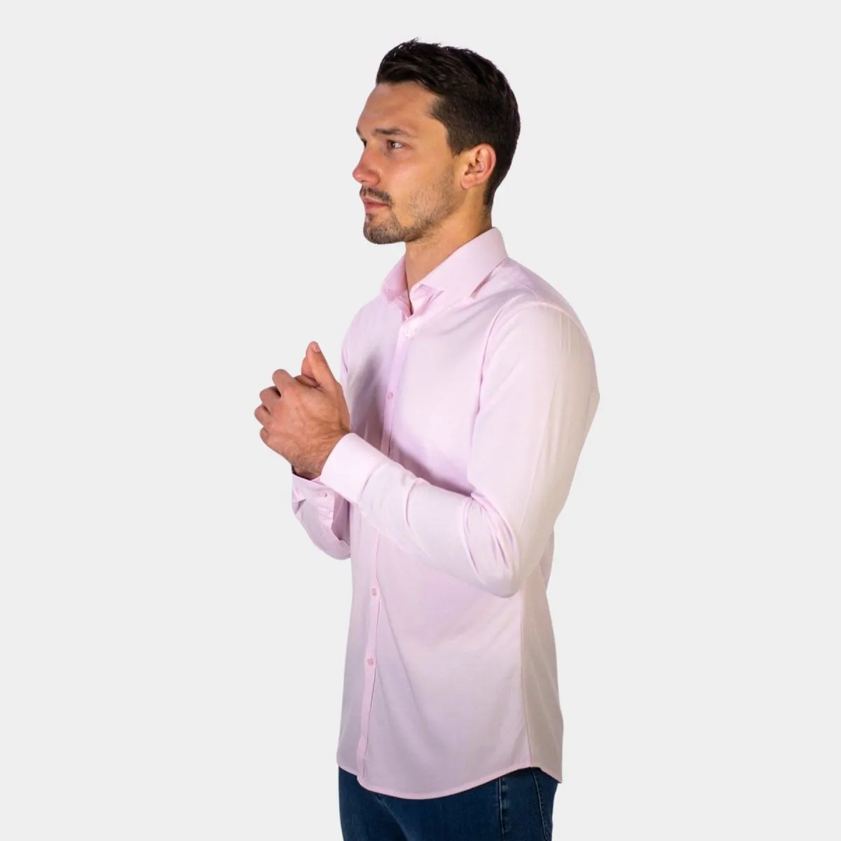 Performance Bamboo Dress Shirt - Pink