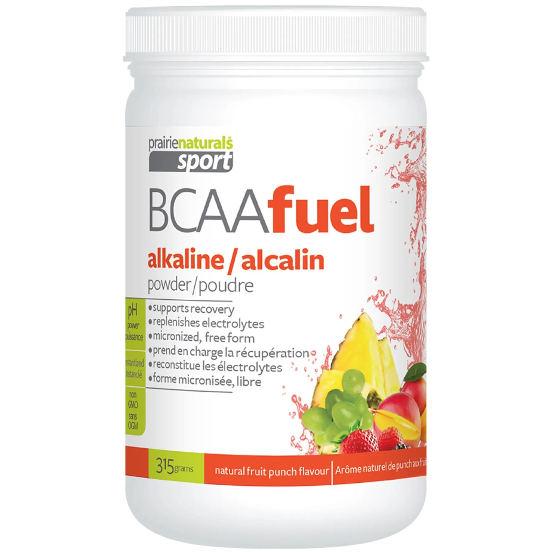 Prairie Naturals BCAA Fuel - Fruit Punch 315g