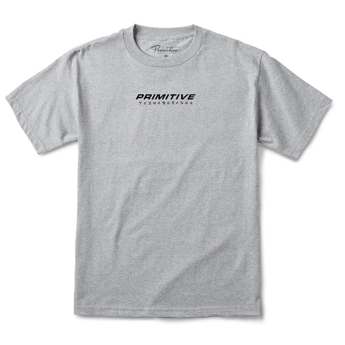 Primitive Zodiac Athletic Heather Grey S/s Shirt