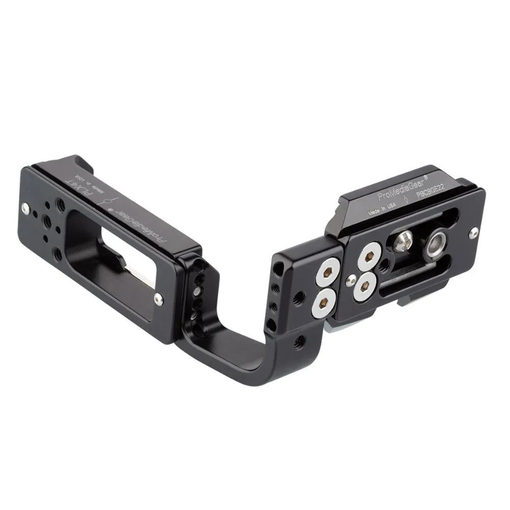 ProMediaGear PLCBGR10 L-Bracket for Canon R5 and R6 Battery Grip BG-R10 c/w Arca-Swiss type Plate