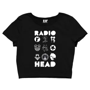 Radiohead Crop Top - Album Arts