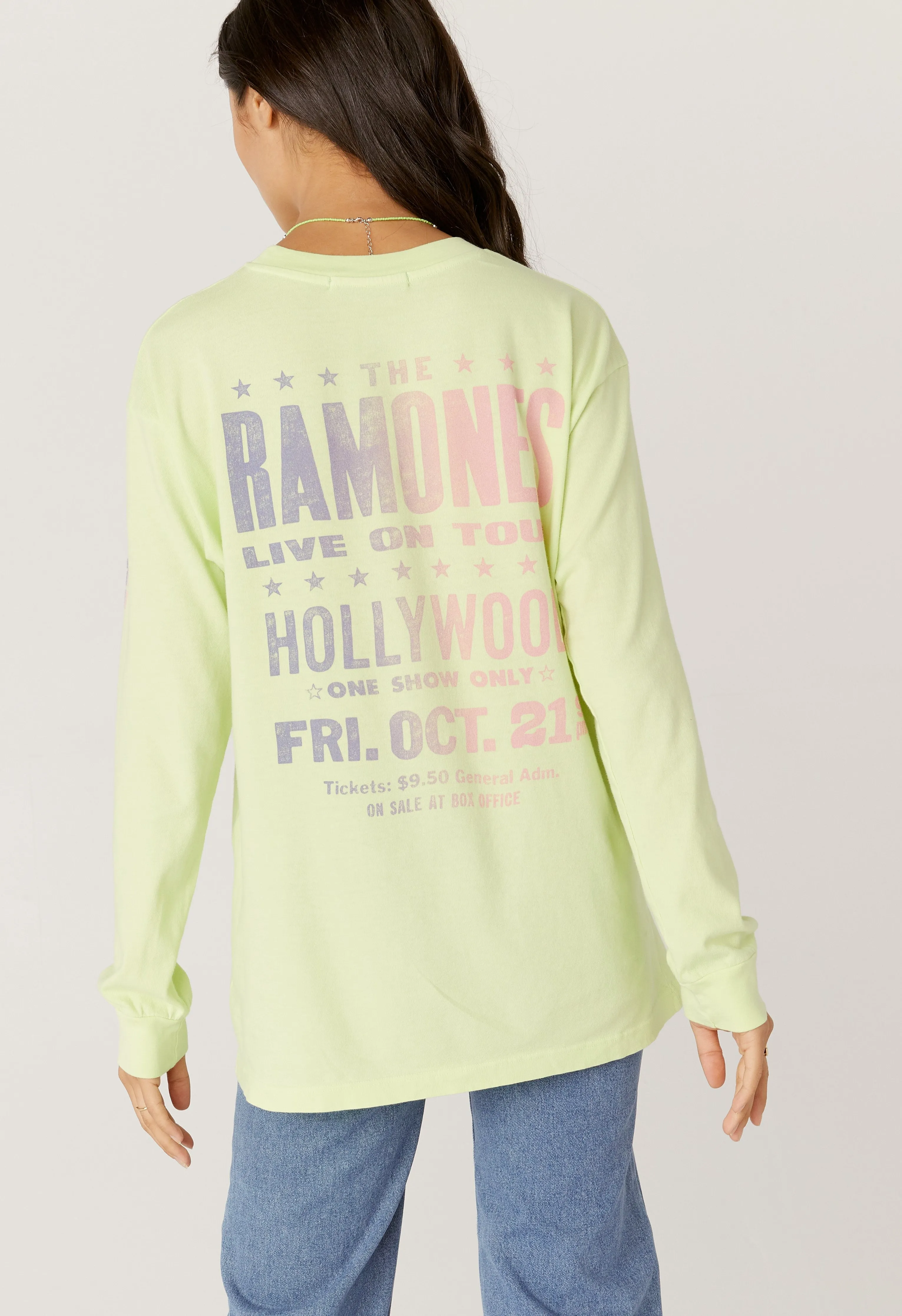 RAMONES HOLLYWOOD OVERSIZED LONG SLEEVE