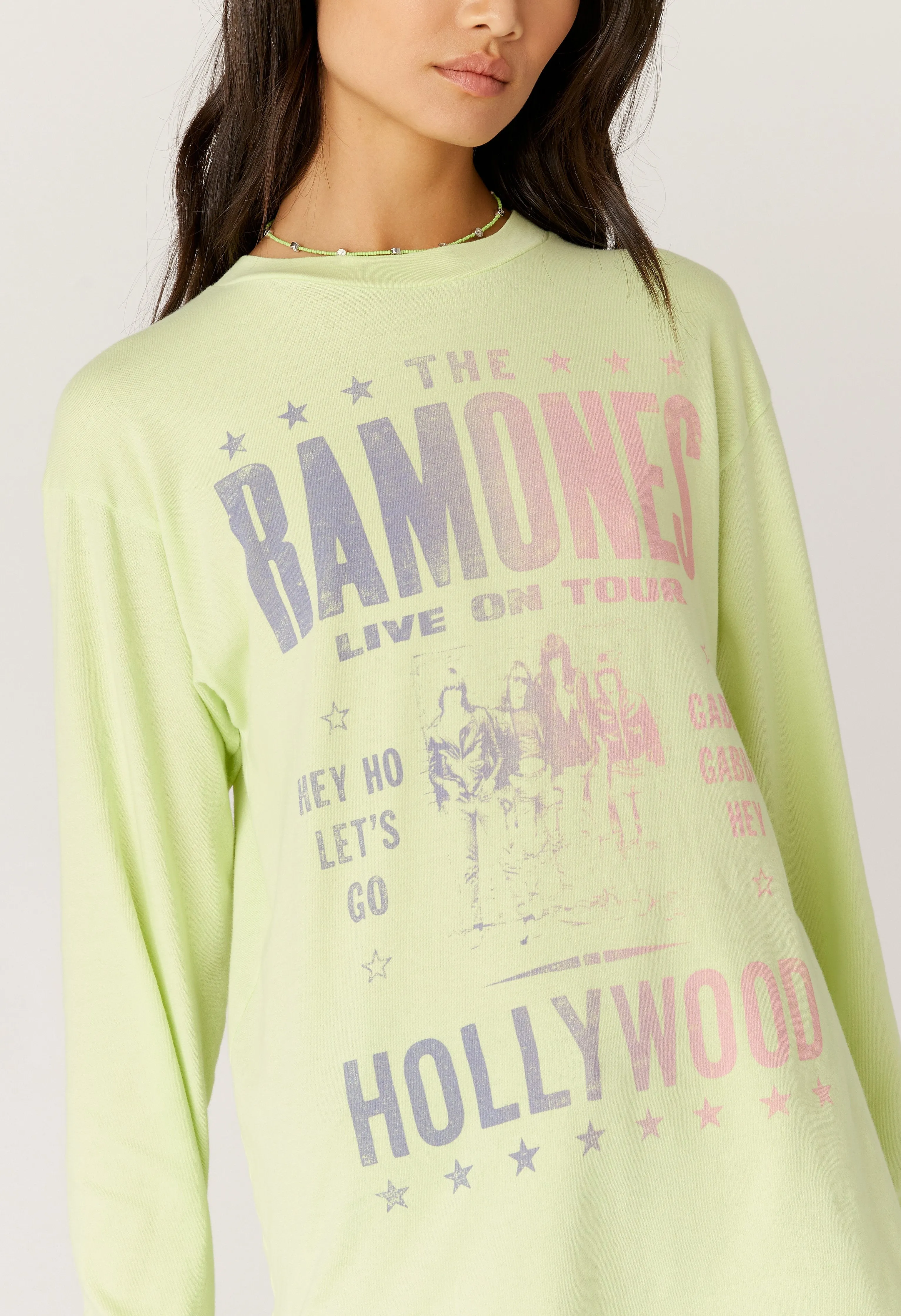 RAMONES HOLLYWOOD OVERSIZED LONG SLEEVE