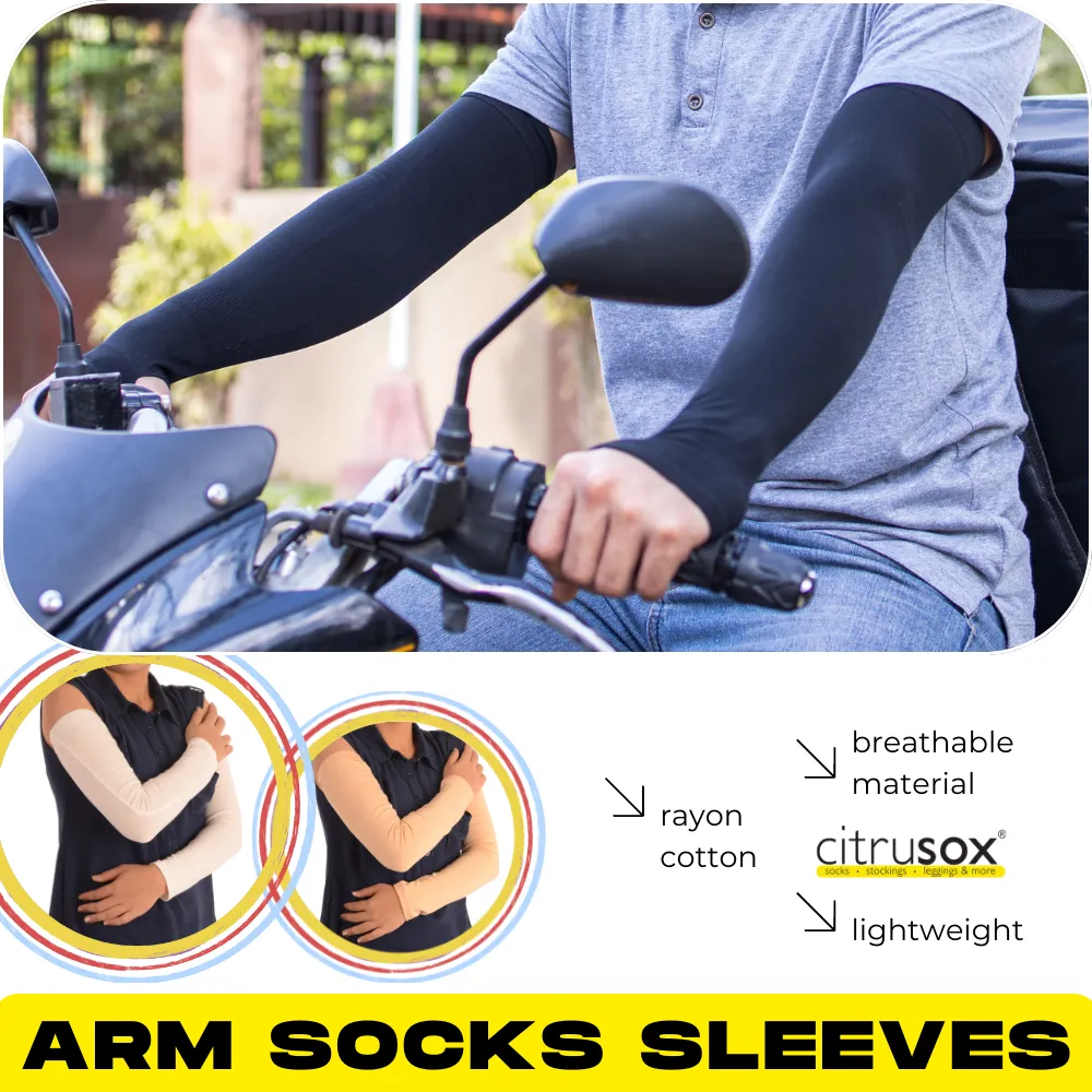 Rayon Cotton Arm Sleeves