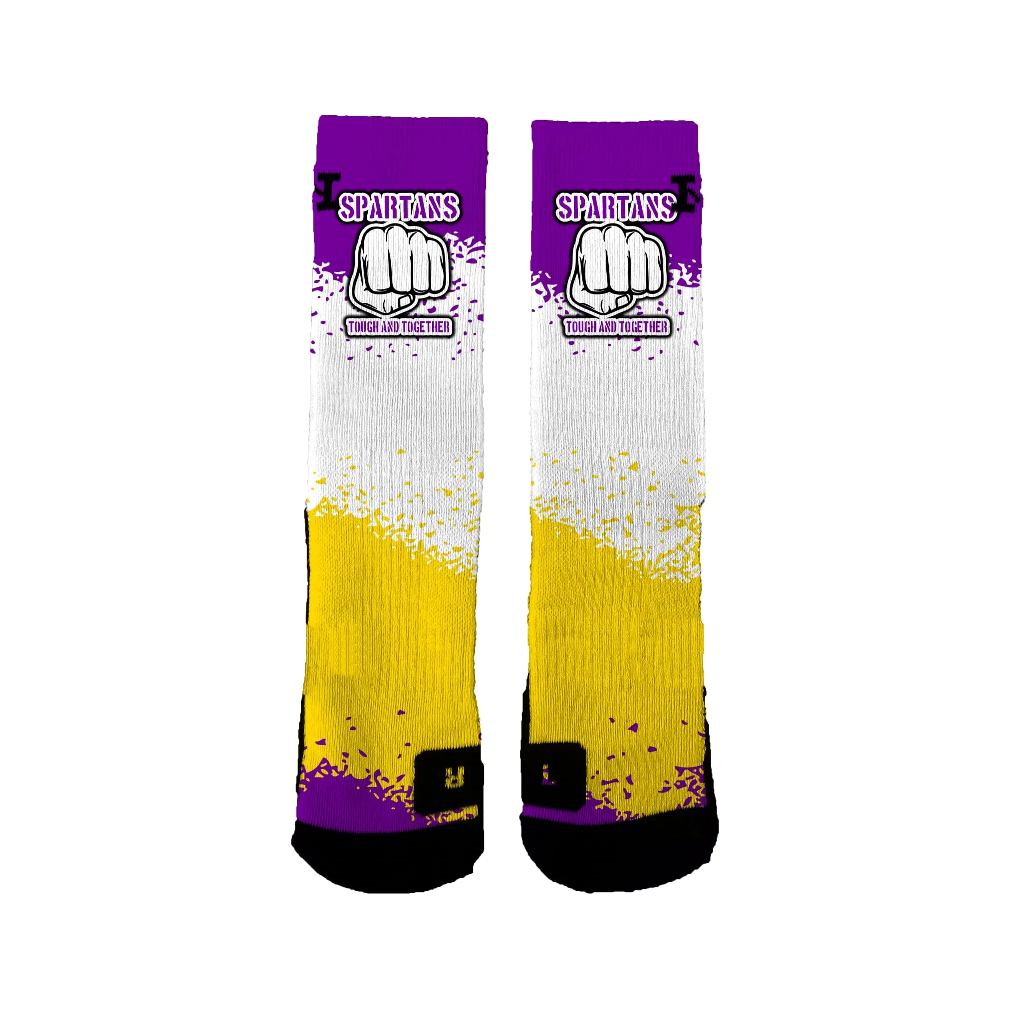 Sentinel Spartans Basketball Nerf Socks