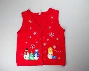 Simple Snow-Small Christmas Sweater