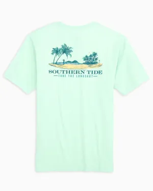 Southern Tide Men's Take the Long Shot Tee / Mist Green