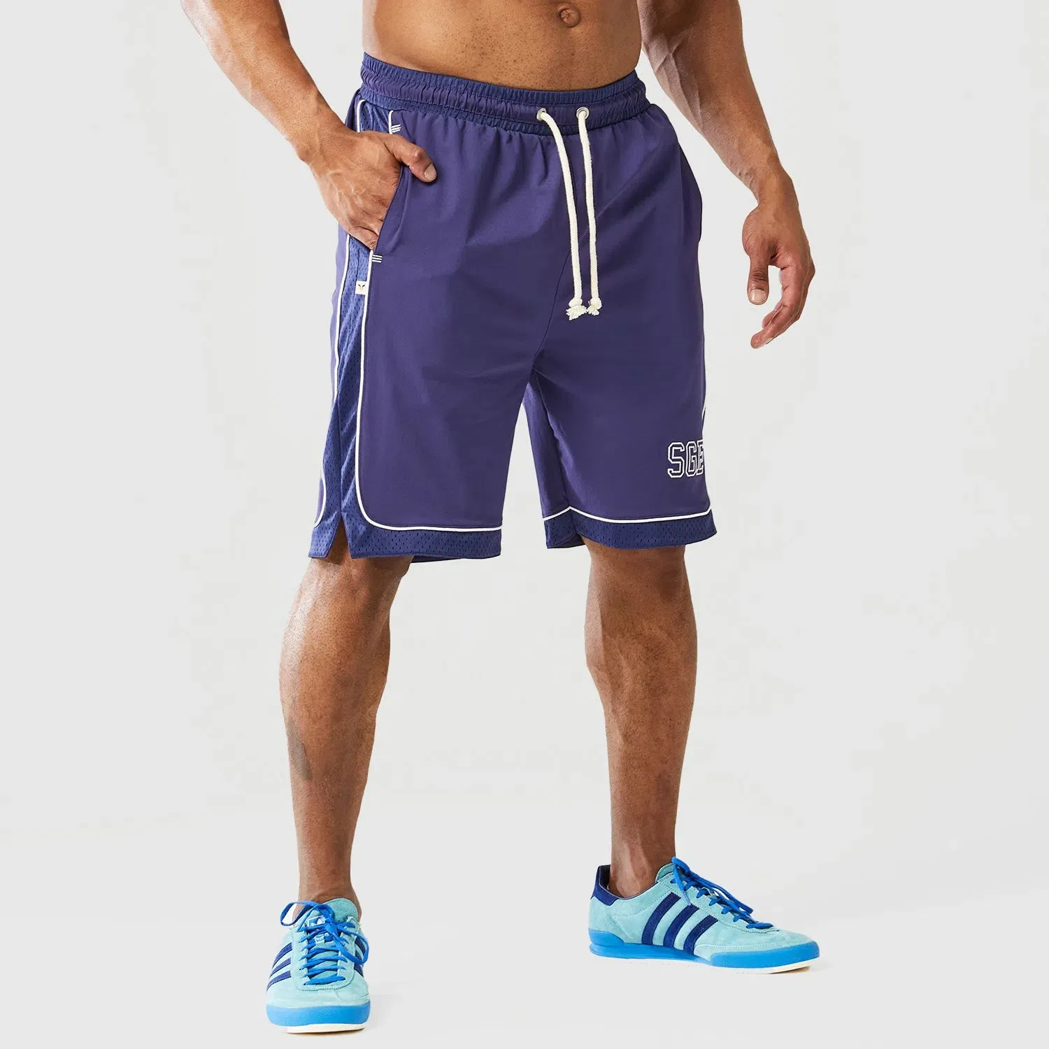 SQUATWOLF Men's Golden Era Basketball Shorts