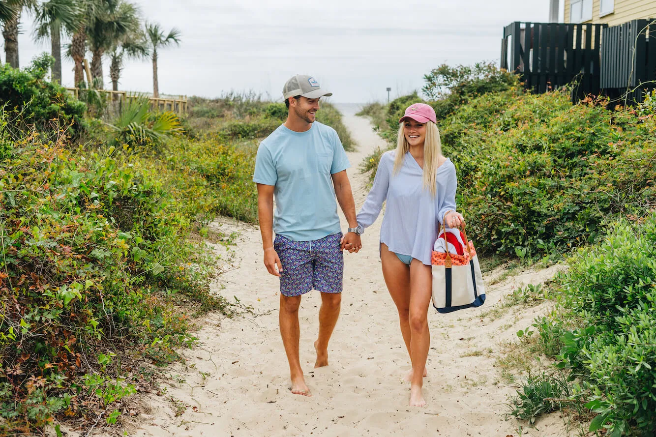 Staghorn Swim: Swim Trunks - Blue/Mint