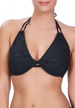 Sundance Halterneck Bikini Top - Black