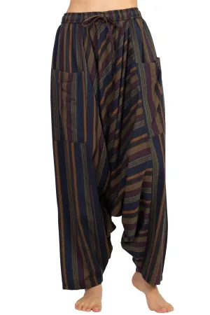 Unisex Drop-Crotch Harem Pants