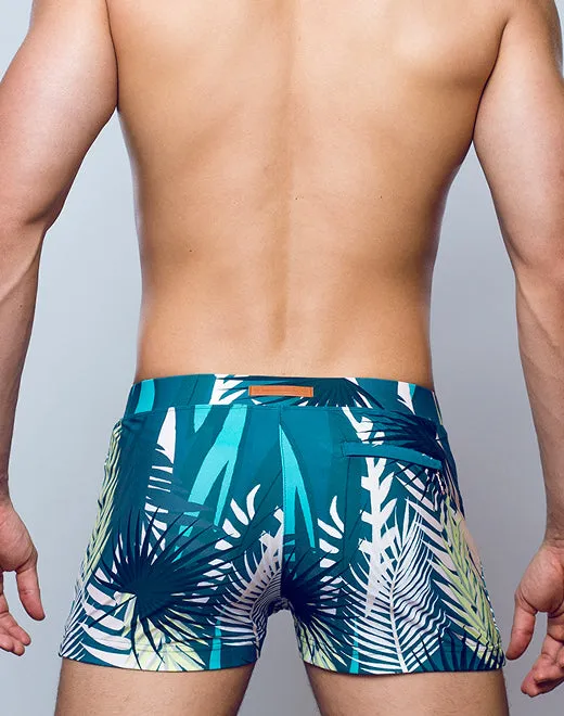 V60 SWIM TRUNK - FEUILLE GREEN