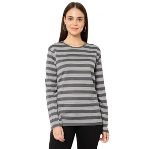 Vimal Jonney Grey Color Full Sleeve Tshirt For Women