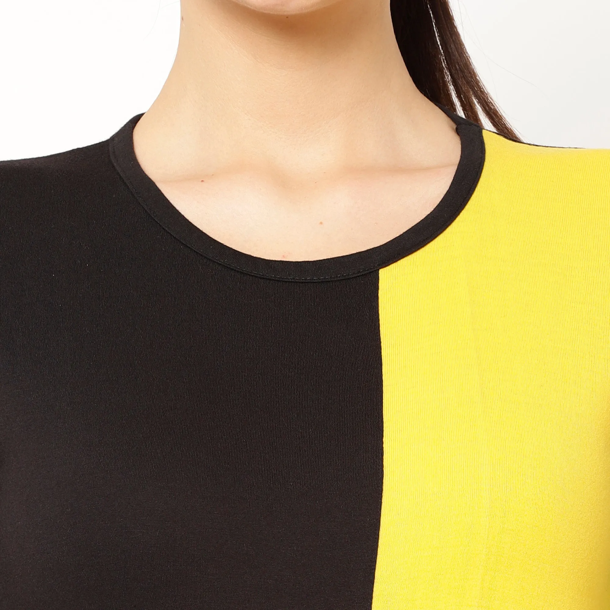 Vimal Jonney Yellow Color Full Sleeve Tshirt For Women