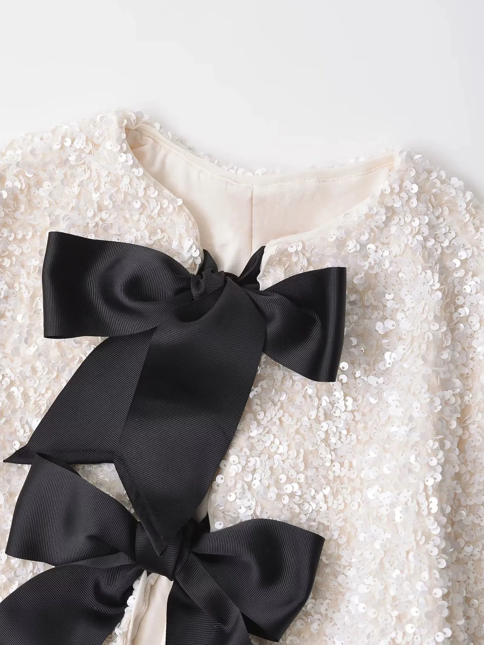 Wendy Sequin Bow Jacket